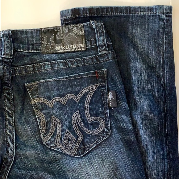 MEK 25 34 Slim Boot Jeans Dark Denim - Picture 2 of 8